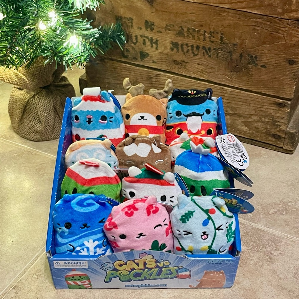 Christmas Cats vs Pickles Plush Toy Collection